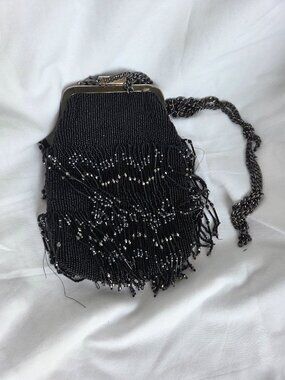 NORDSTROM VINTAGE BEADED EVENING BAG